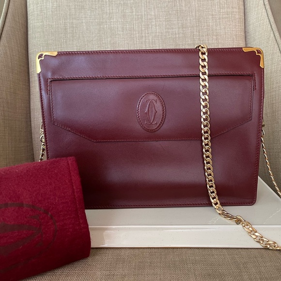 Authentic Cartier vintage clutch bag ( Q073) - Picture 4 of 13